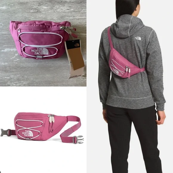 The North Face Jester Lumbar Pack/Fanny pack in Red Violet/TNF White (pink) - Picture 1 of 11